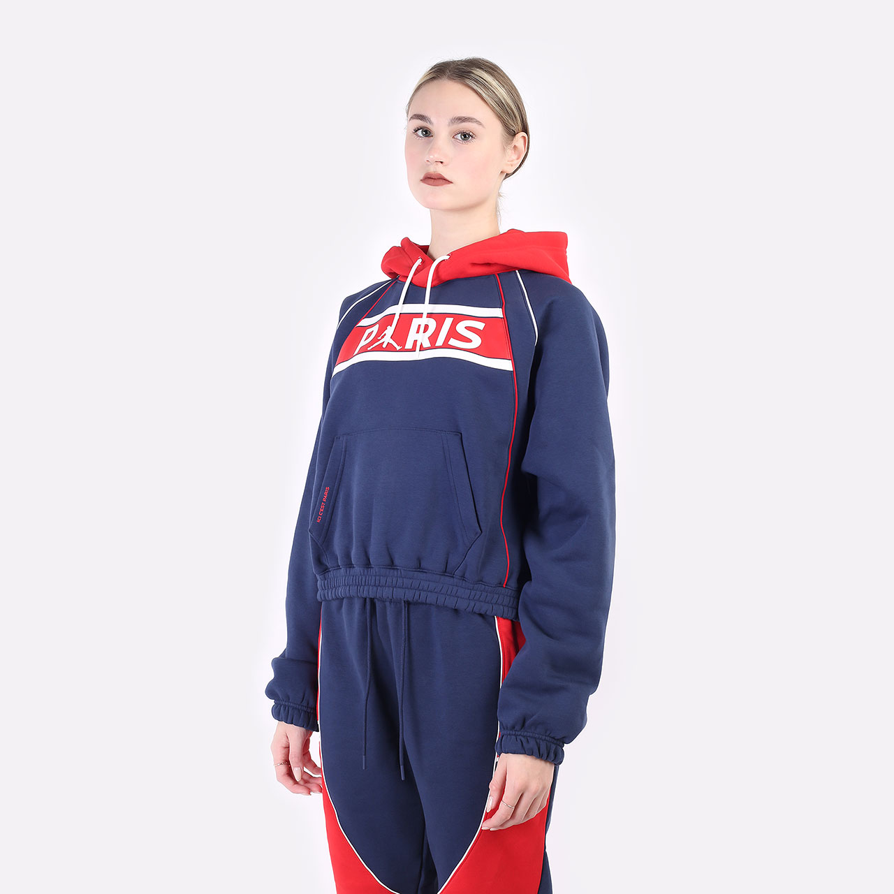 женская синяя толстовка Jordan Paris Saint-Germain DC0461-410 - цена, описание, фото 1