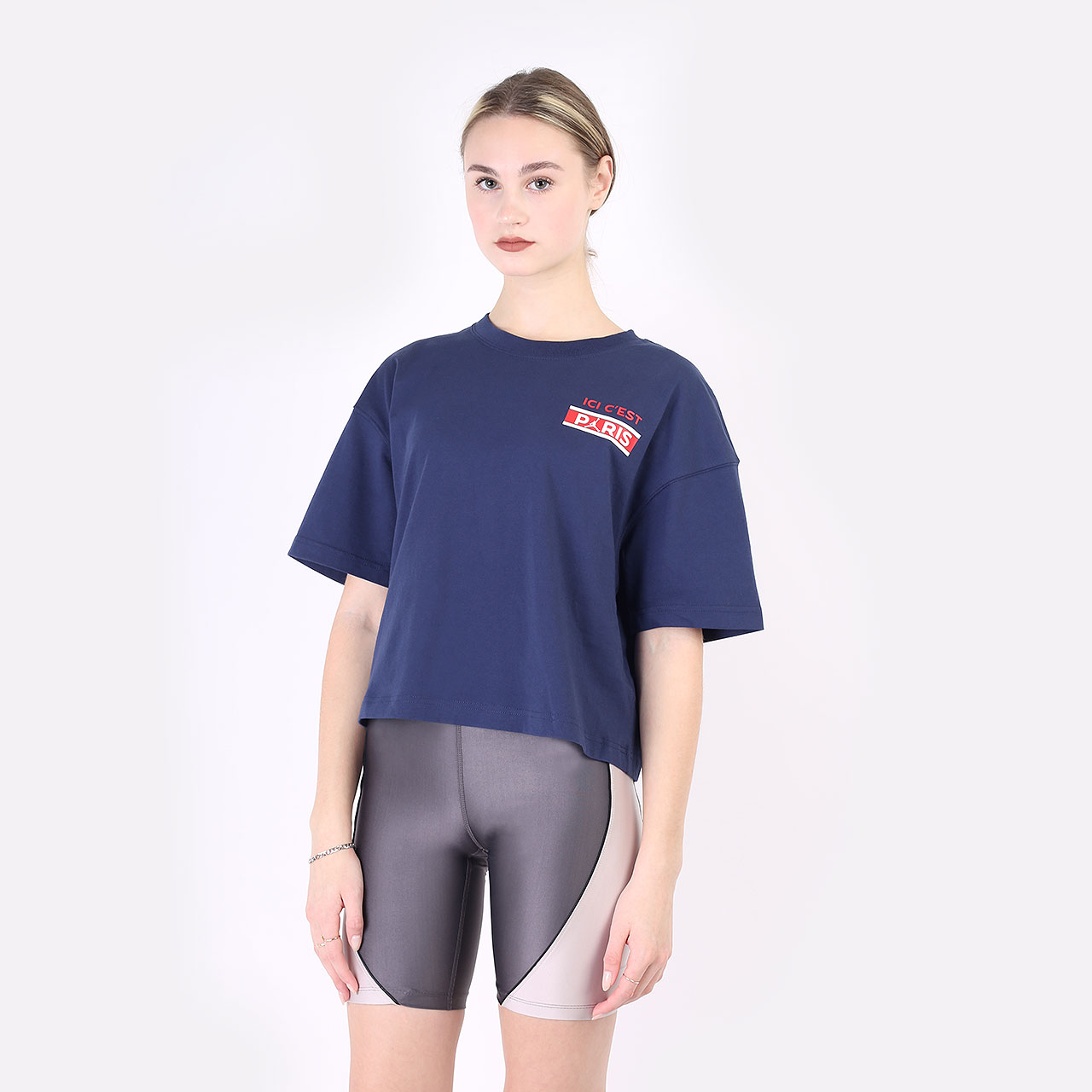 Женская футболка Jordan Paris Saint-Germain (DC0457-410)  - цена, описание, фото 1