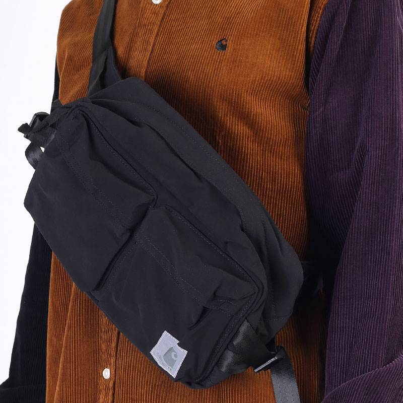 Сумка Carhartt WIP Kilda Hip Bag (I029494-black)  - цена, описание, фото 1