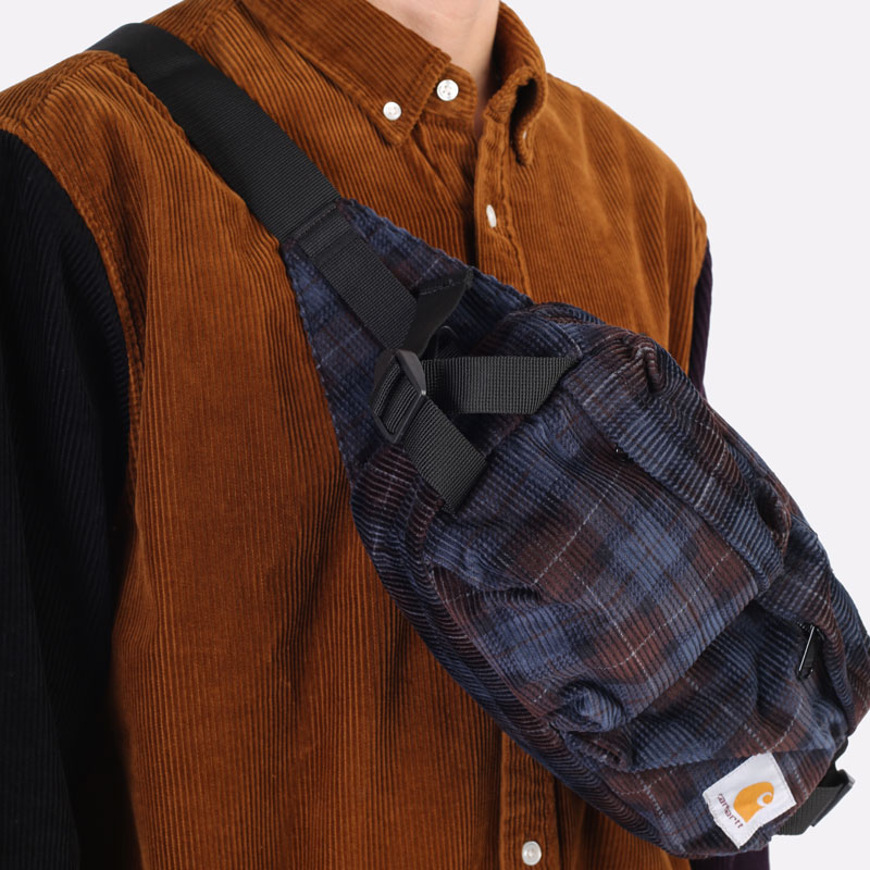  фиолетовая сумка Carhartt WIP Flint Hip Bag I029506-tobacco - цена, описание, фото 3