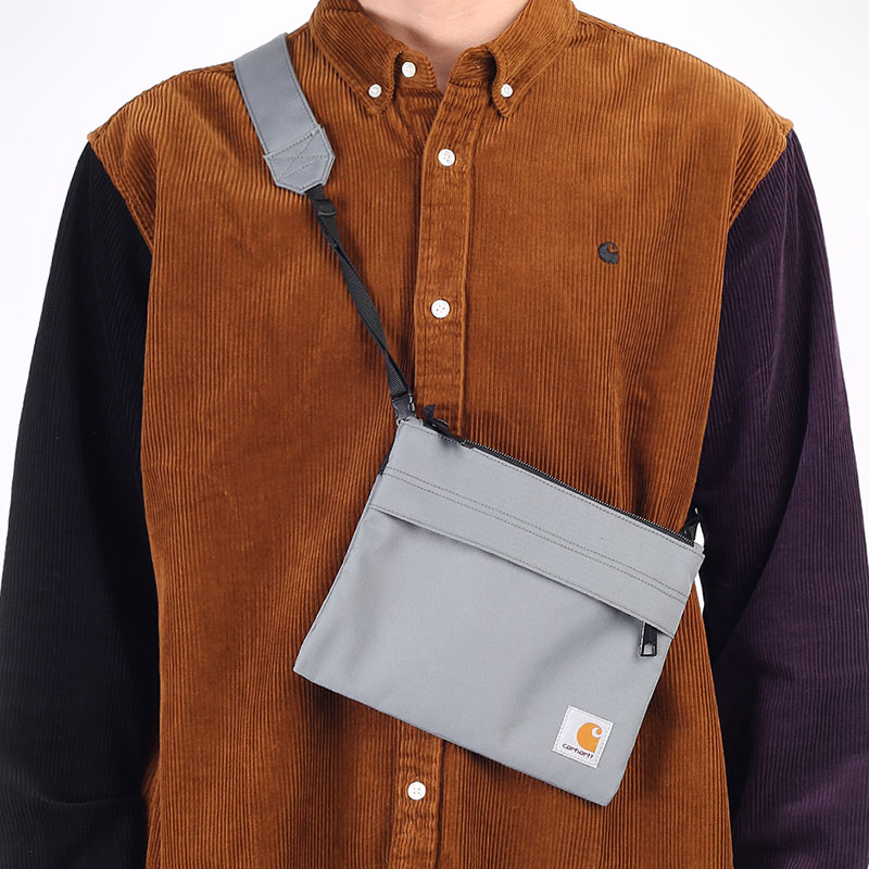 Сумка Carhartt WIP Vernon Strap Bag (I029499-thyme)  - цена, описание, фото 1