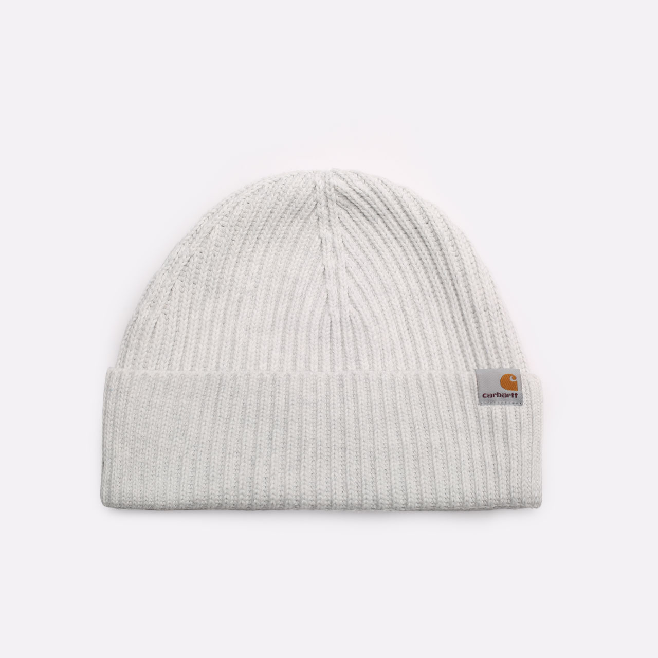  серая шапка Carhartt WIP Burbank Beanie I029491-ash heather - цена, описание, фото 1