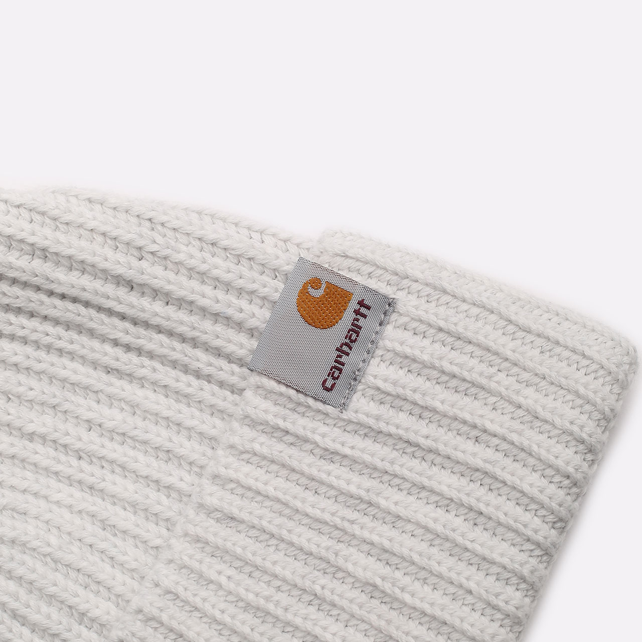  серая шапка Carhartt WIP Burbank Beanie I029491-ash heather - цена, описание, фото 2