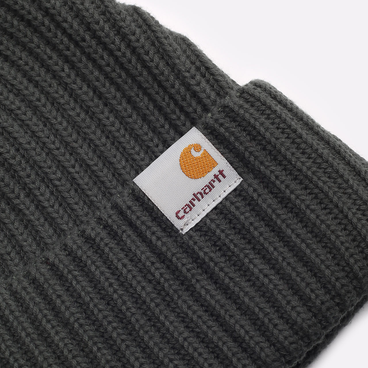  зеленая шапка Carhartt WIP Burbank Beanie I029491-slate - цена, описание, фото 2