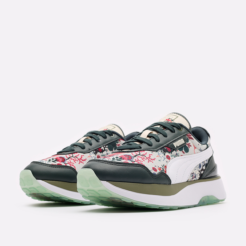 женские зеленые кроссовки PUMA Cruise Rider NU x Liberty 38210701 - цена, описание, фото 4