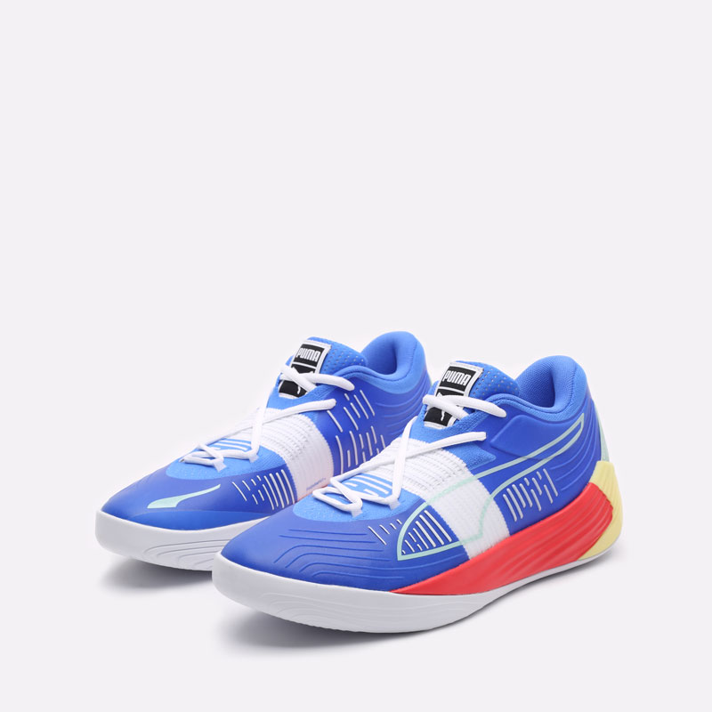 мужские синие баскетбольные кроссовки PUMA Fusion Nitro 19551402 - цена, описание, фото 4