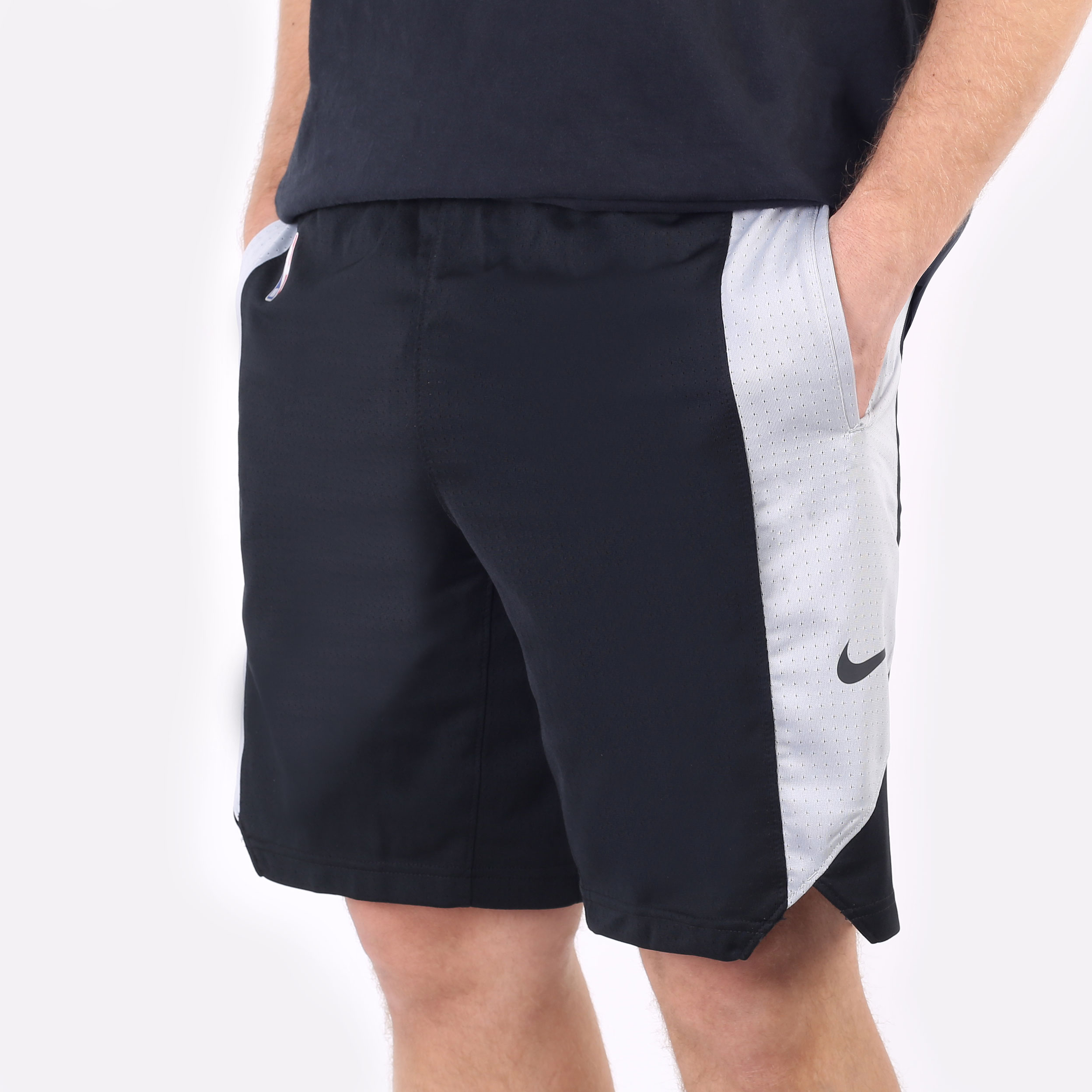мужские черные шорты Nike Brooklyn Nets AJ5047-010 - цена, описание, фото 1