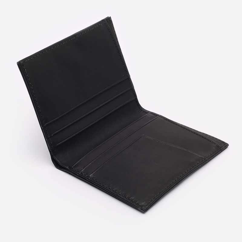  черный бумажник Carhartt WIP Leather Fold Wallet I030268-black - цена, описание, фото 2