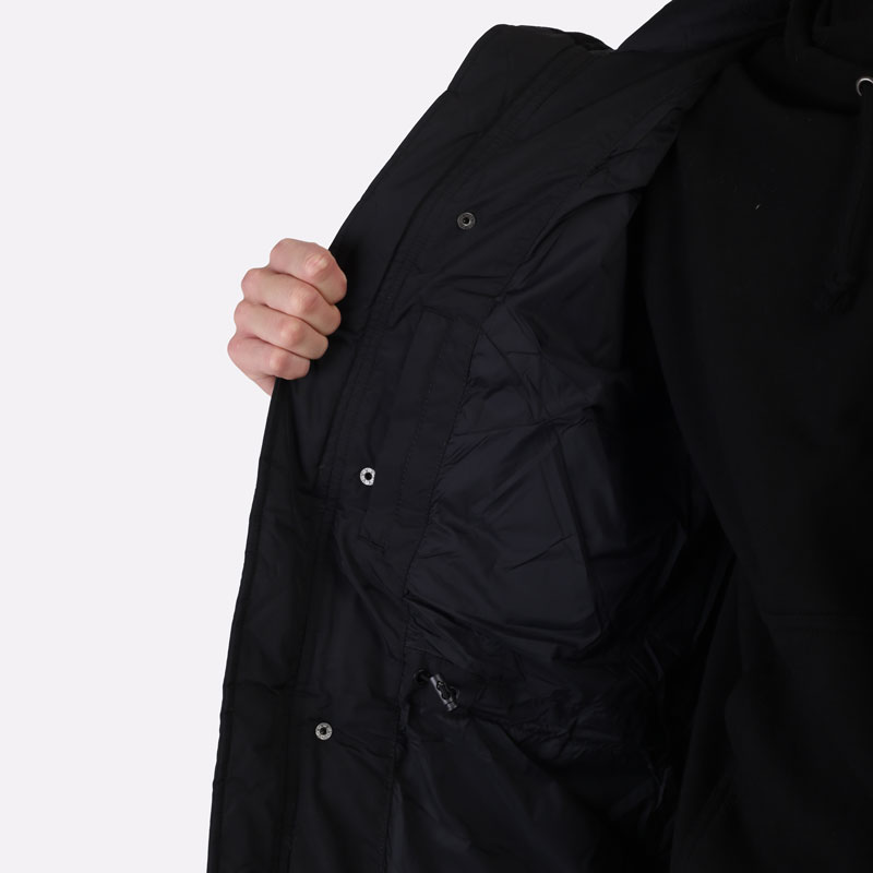 мужская черная куртка Alpha Industries N-3B QUILTED PARKA MJN51502C1-black - цена, описание, фото 4