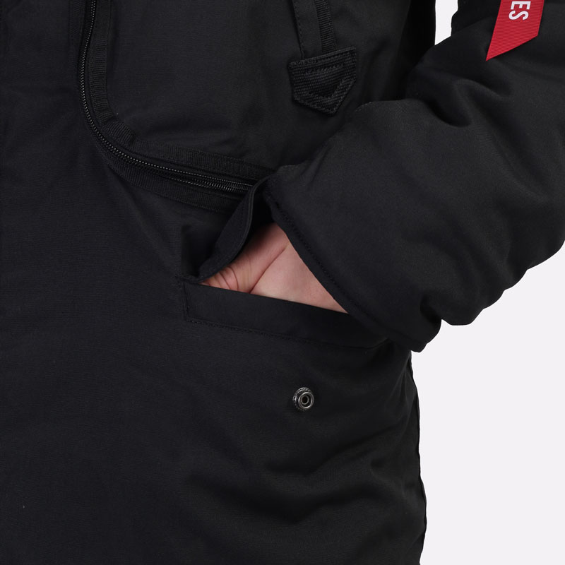 мужская черная куртка Alpha Industries N-3B ALPINE Parka MJN49503C1-black - цена, описание, фото 7