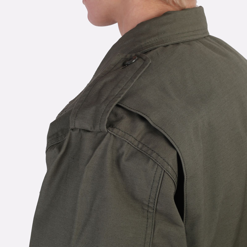 мужская зеленая куртка Alpha Industries M-65 Field Coat MJM24000C1-olive - цена, описание, фото 4