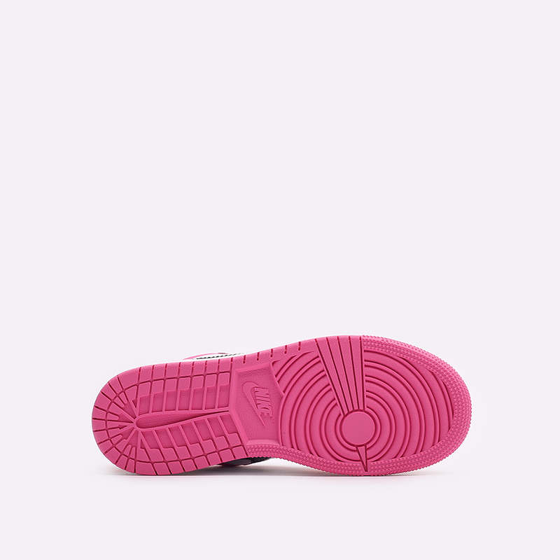 женские розовые кроссовки Jordan 1 Low (GS) 553560-162 - цена, описание, фото 5