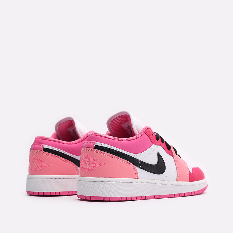 женские розовые кроссовки Jordan 1 Low (GS) 553560-162 - цена, описание, фото 3