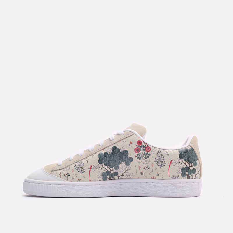 мужские бежевые кроссовки PUMA Basket x Liberty 38210601 - цена, описание, фото 2