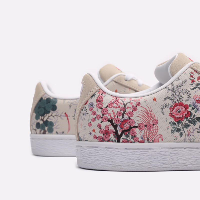 мужские бежевые кроссовки PUMA Basket x Liberty 38210601 - цена, описание, фото 8