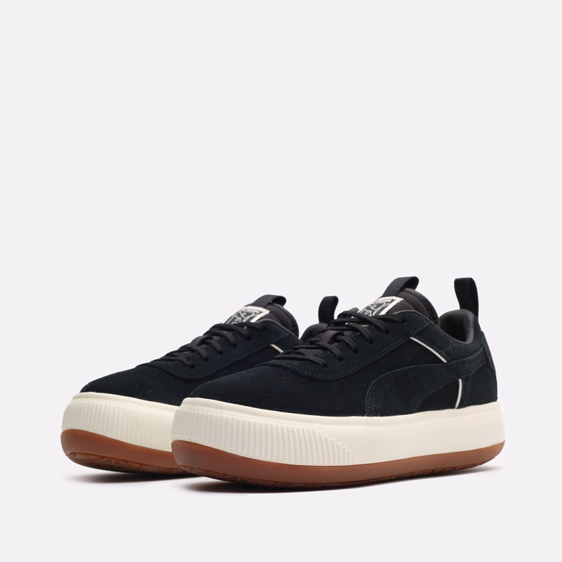 женские черные кроссовки PUMA Suede Mayu PxP 38125201 - цена, описание, фото 4