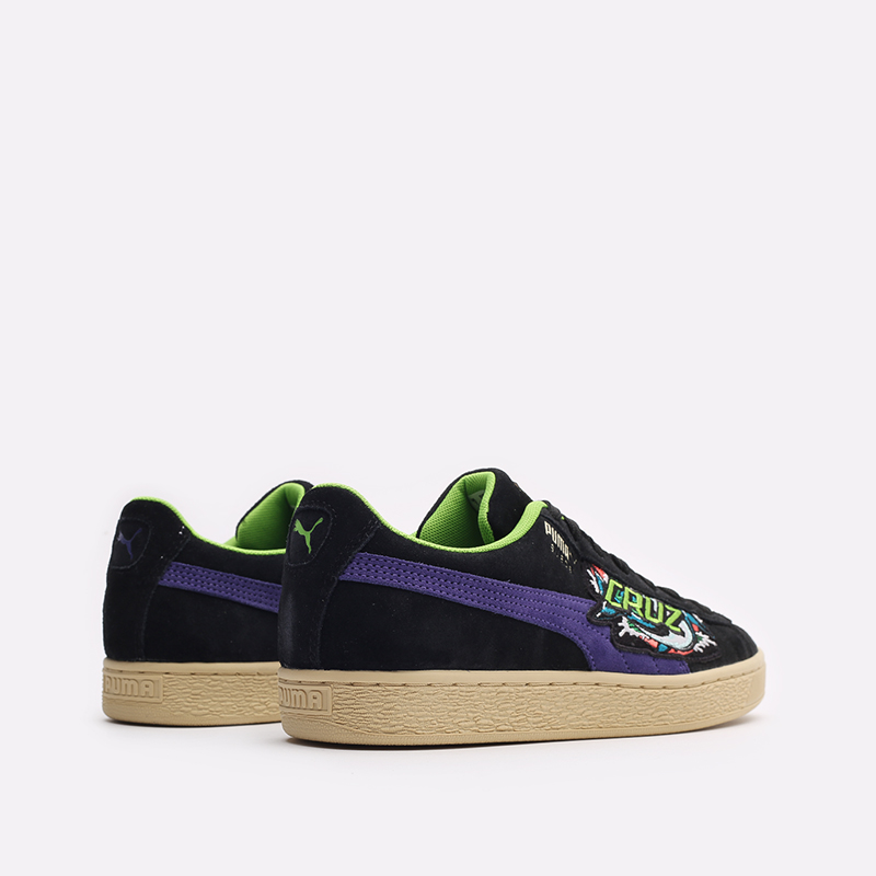 мужские черные кроссовки PUMA Suede x Santa Cruz Shark 38190501 - цена, описание, фото 3