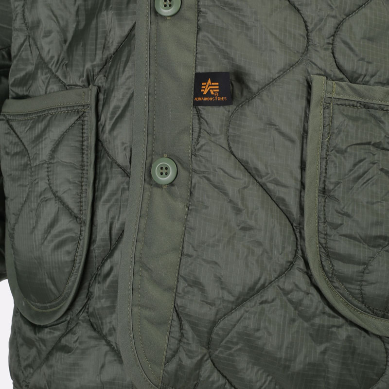 Мужская куртка Alpha Industries ALS/92 (MJL48000C1-olive)  - цена, описание, фото 5