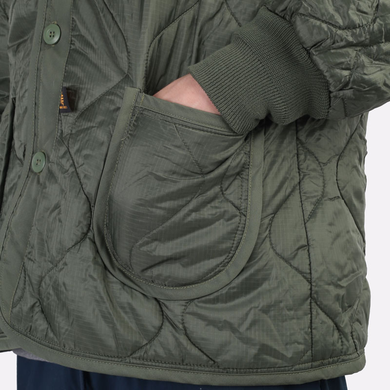 Мужская куртка Alpha Industries ALS/92 (MJL48000C1-olive)  - цена, описание, фото 2