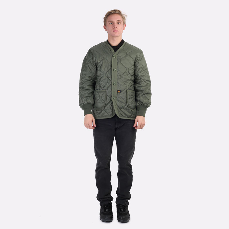 Мужская куртка Alpha Industries ALS/92 (MJL48000C1-olive)  - цена, описание, фото 7