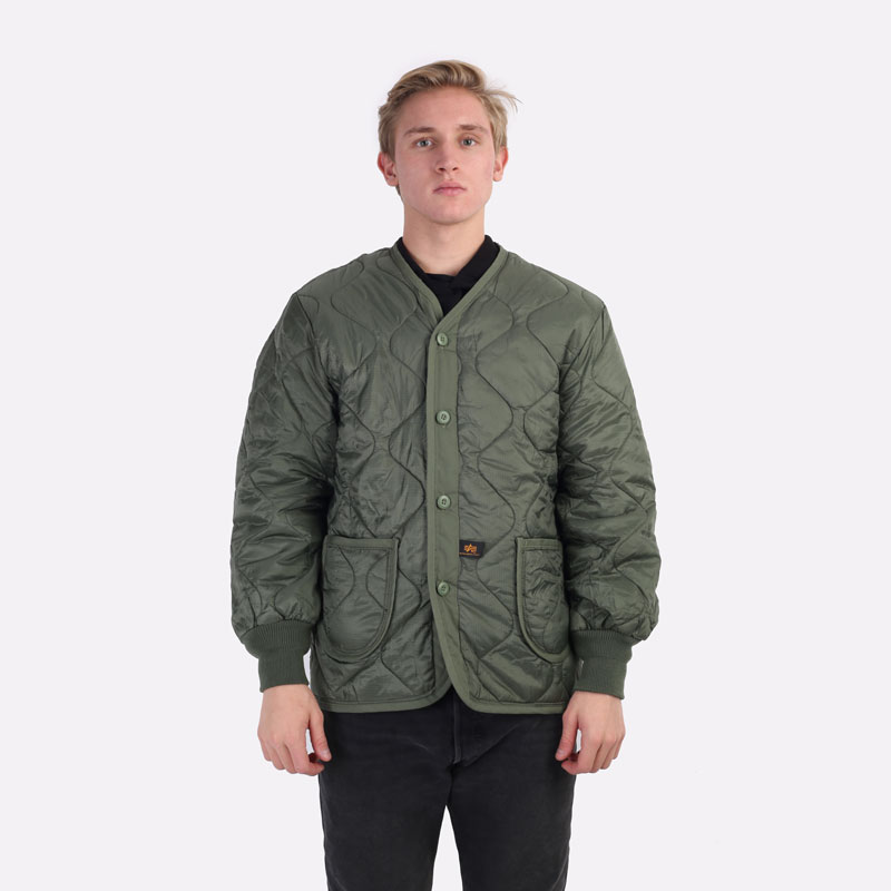 мужская зеленая куртка Alpha Industries ALS/92 MJL48000C1-olive - цена, описание, фото 6