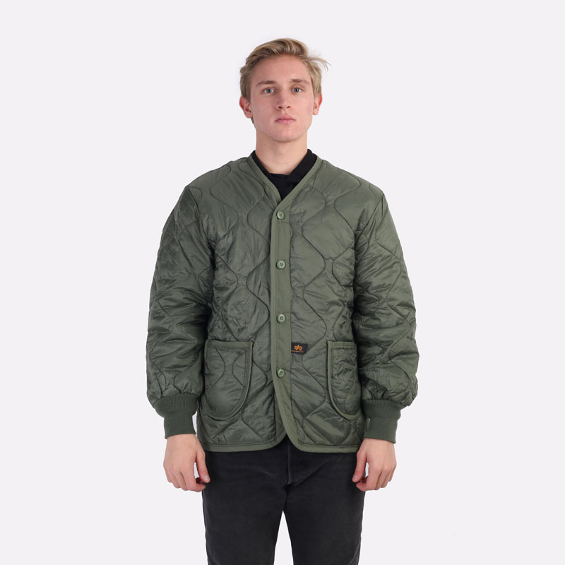 Мужская куртка Alpha Industries ALS/92 (MJL48000C1-olive)  - цена, описание, фото 6