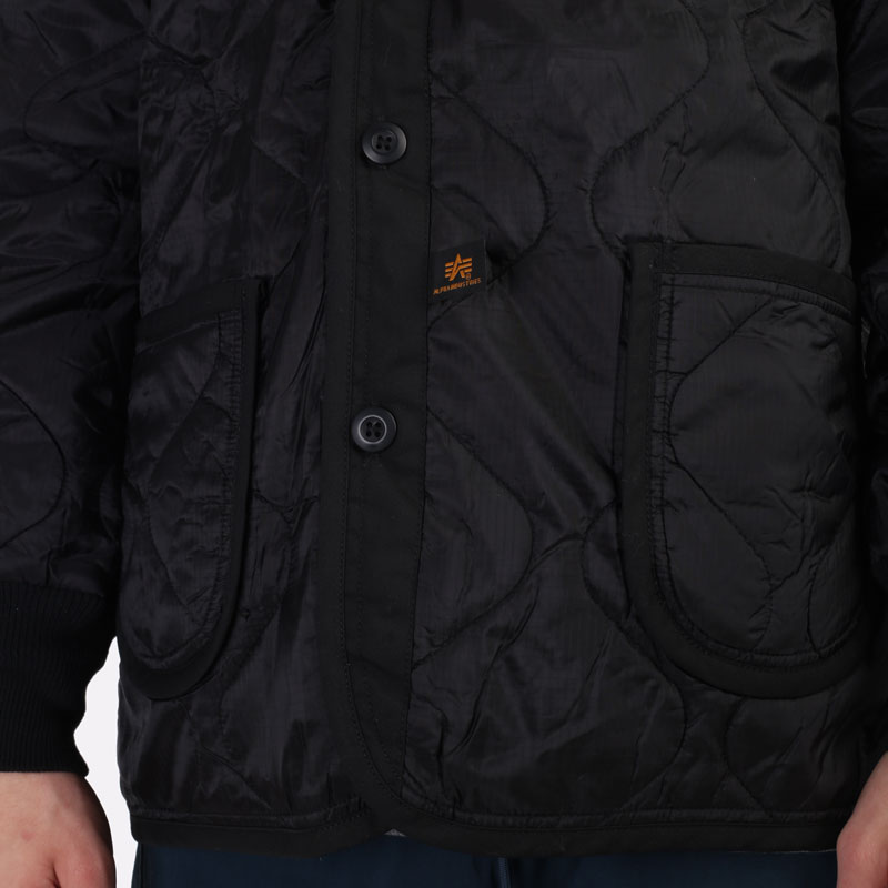 Мужская куртка Alpha Industries ALS/92 (MJL48000C1-black)  - цена, описание, фото 5