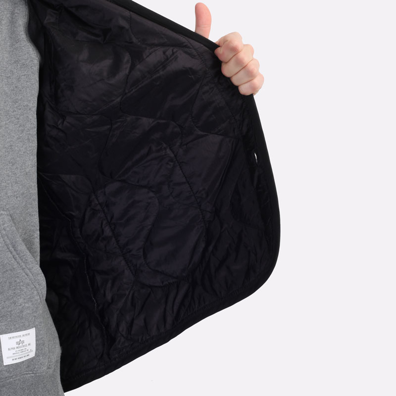 Мужская куртка Alpha Industries ALS/92 (MJL48000C1-black)  - цена, описание, фото 3