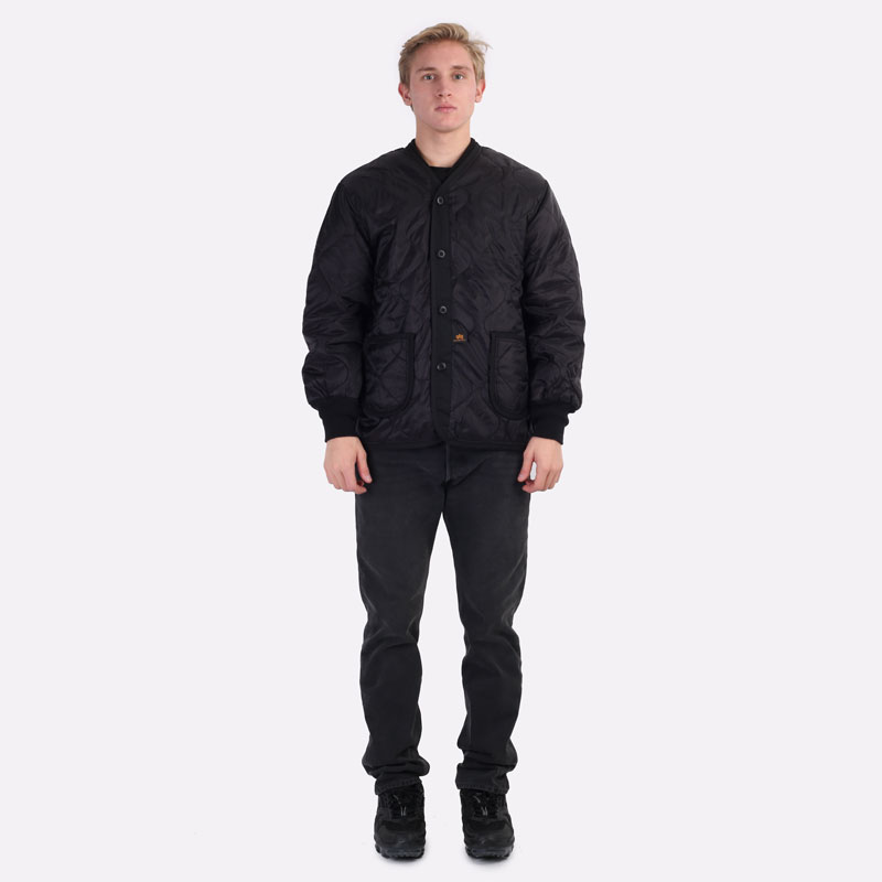 мужская черная куртка Alpha Industries ALS/92 MJL48000C1-black - цена, описание, фото 7