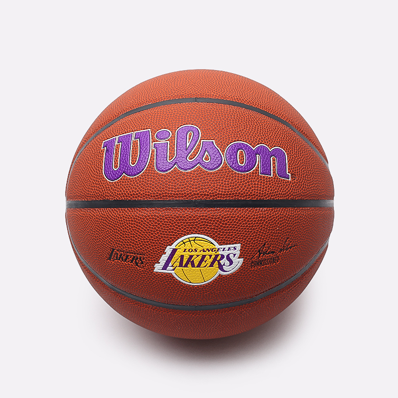   мяч №7 Wilson Lakers WTB3100XBLAL - цена, описание, фото 1