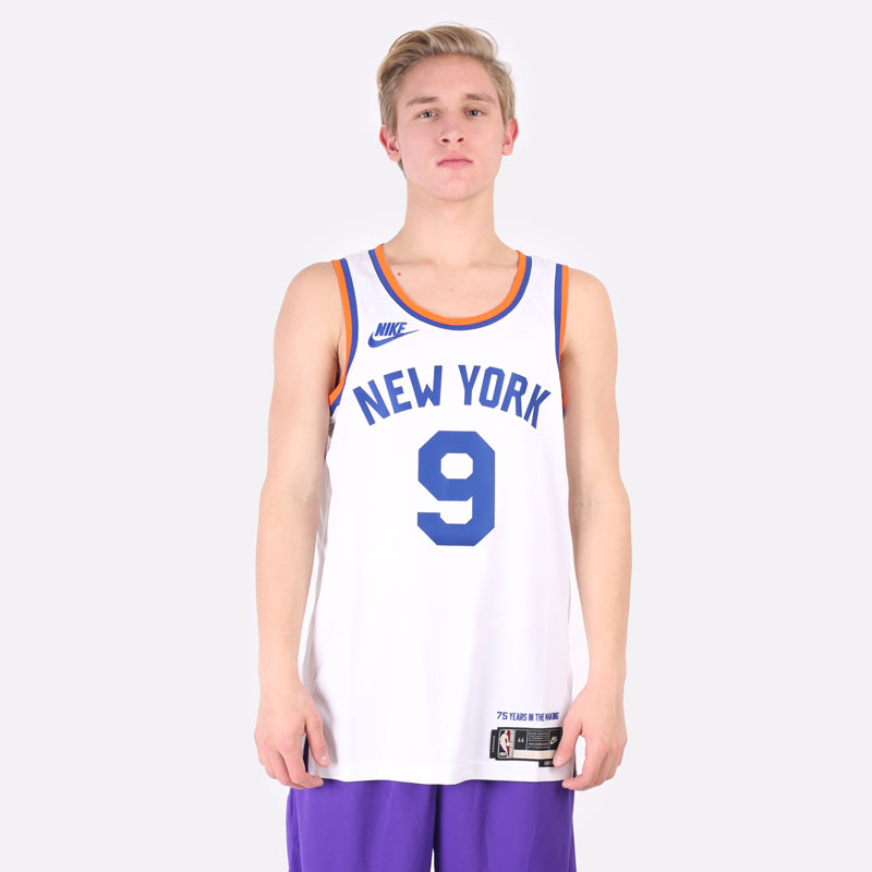 мужская белая майка Nike New York Knicks Classic Edition: Year Zero Jersey  DB4121-100 - цена, описание, фото 5