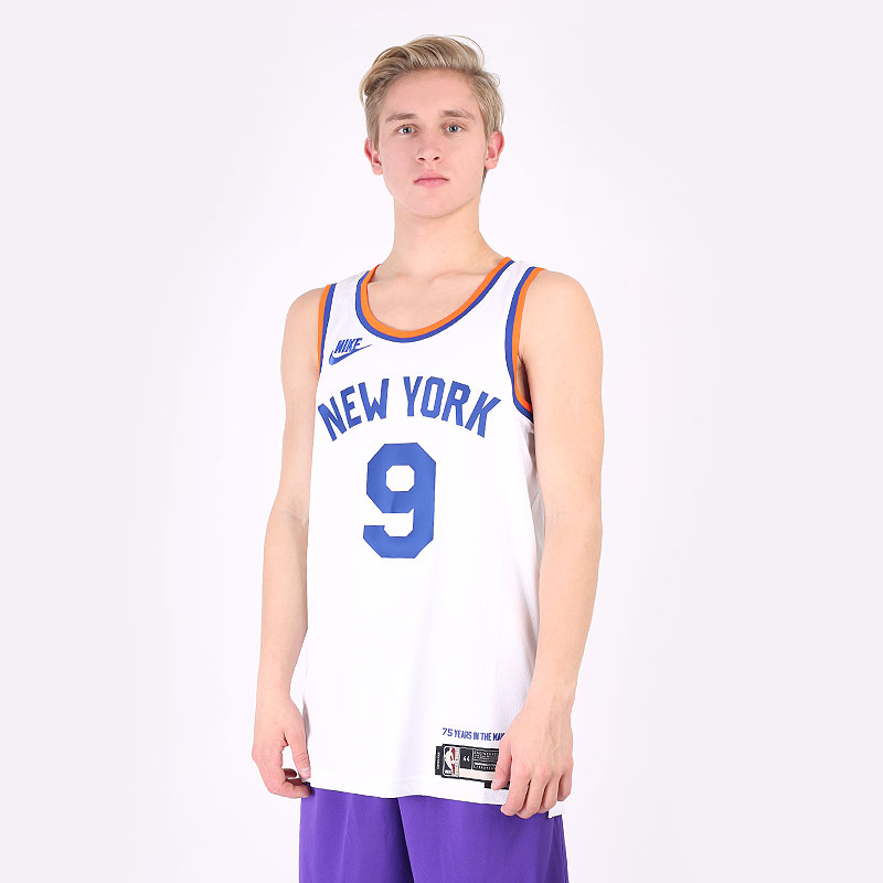 мужская белая майка Nike New York Knicks Classic Edition: Year Zero Jersey  DB4121-100 - цена, описание, фото 1