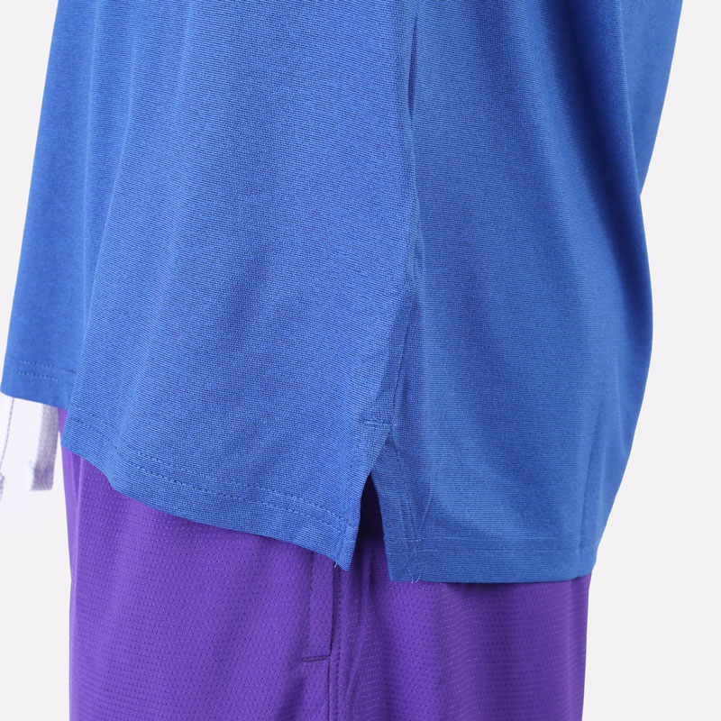 мужская синяя футболка Nike Pro Dri-FIT Short-Sleeve Top CZ1181-492 - цена, описание, фото 4