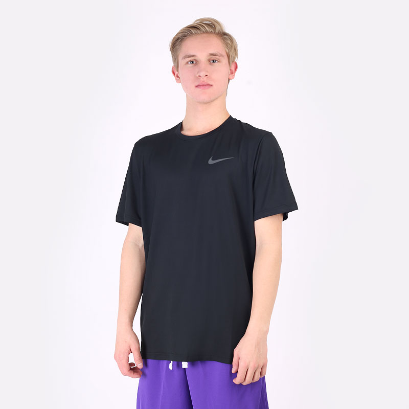 мужская черная футболка Nike Pro Dri-FIT Short-Sleeve Top CZ1181-011 - цена, описание, фото 1