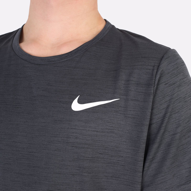 мужская серая футболка Nike Pro Dri-FIT Tee DC5218-010 - цена, описание, фото 5