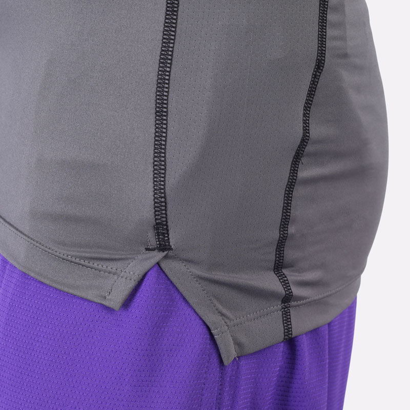 мужская серая футболка Nike Pro Dri-FIT Tight Fit Short-Sleeve Top DD1992-068 - цена, описание, фото 3