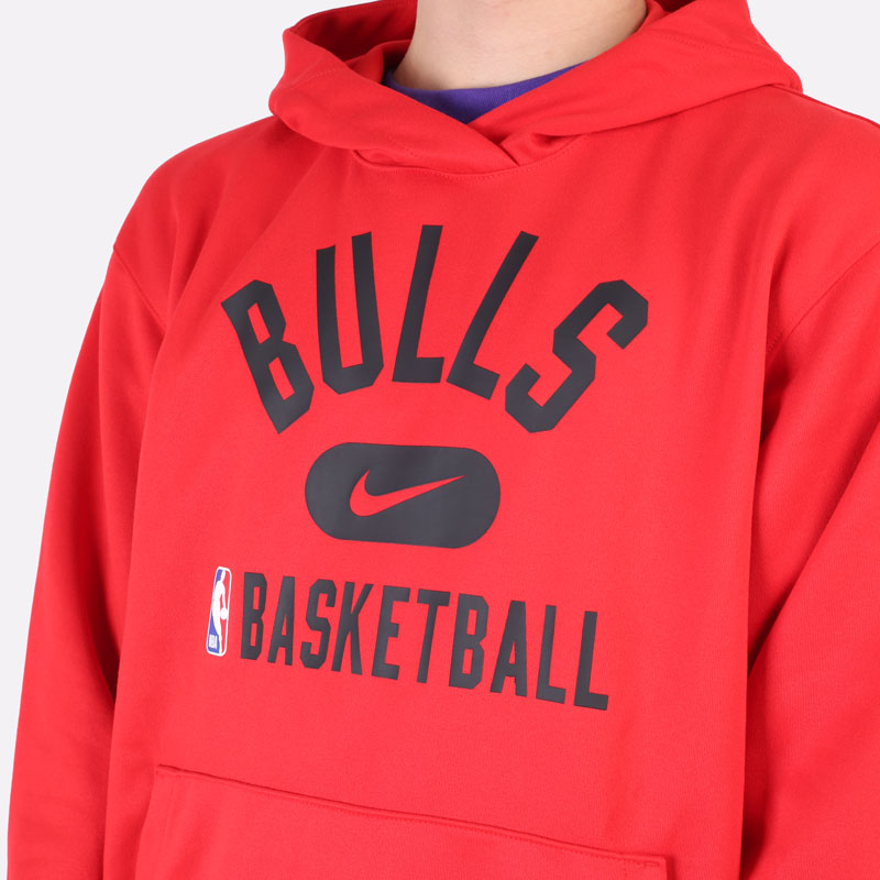 мужская красная толстовка Nike Chicago Bulls Spotlight Dri-FIT NBA Pullover Hoodie DB0888-657 - цена, описание, фото 2