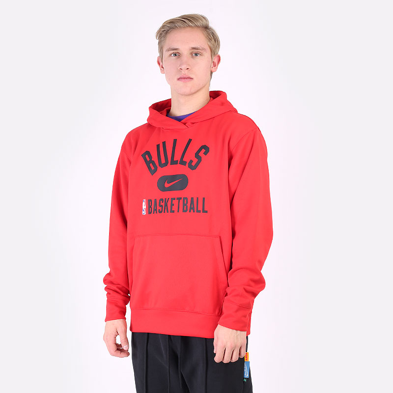 мужская красная толстовка Nike Chicago Bulls Spotlight Dri-FIT NBA Pullover Hoodie DB0888-657 - цена, описание, фото 1