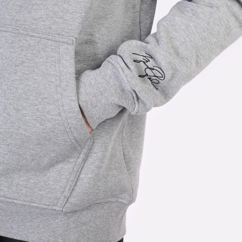 мужская серая толстовка Jordan Essentials Fleece Full-Zip Hoodie DA9810-091 - цена, описание, фото 3