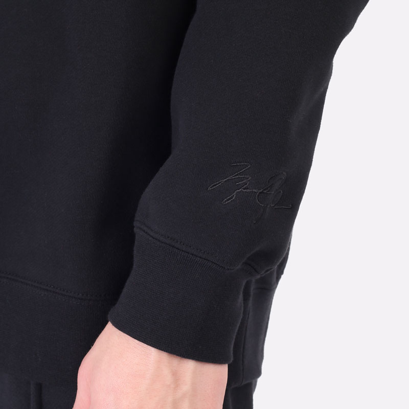 Мужская толстовка Jordan Essentials Fleece Crew (DN7954-010)  - цена, описание, фото 3