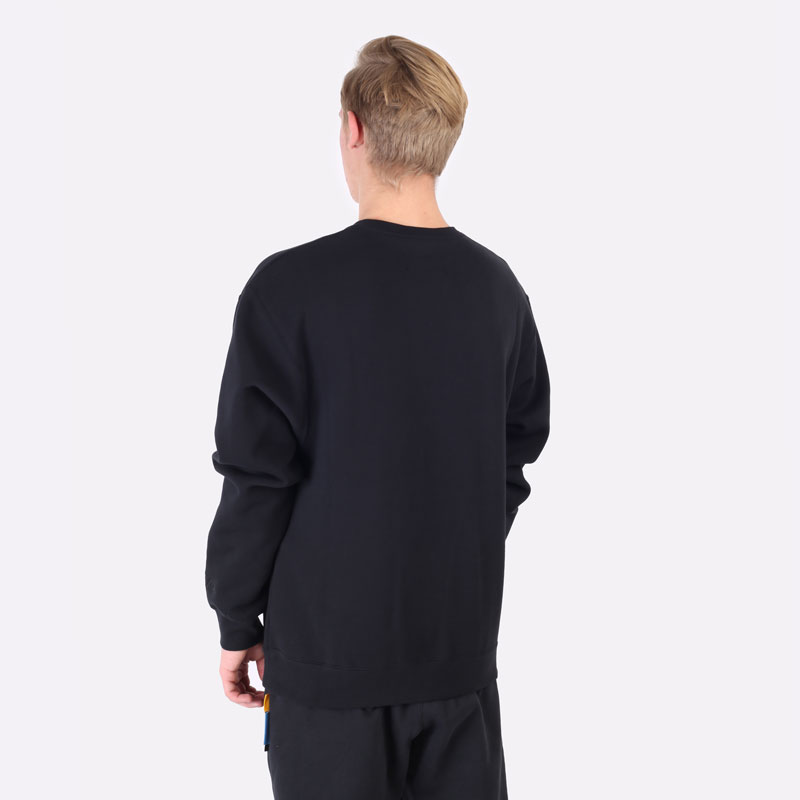 мужская черная толстовка Jordan Essentials Fleece Crew DN7954-010 - цена, описание, фото 4