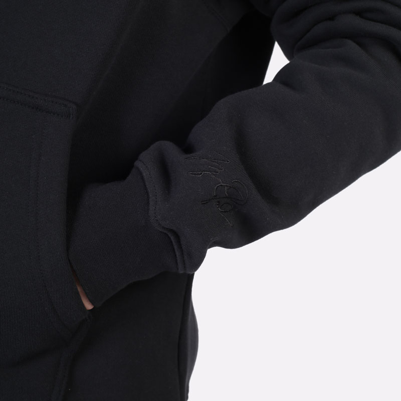 мужская черная толстовка Jordan Essentials Fleece Hoodie DA9810-010 - цена, описание, фото 3