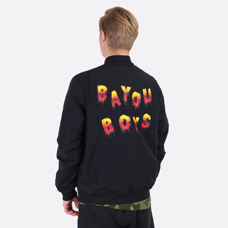 мужская черная куртка Jordan Zion Flight Jacket Bayou Boys DJ4678-010 - цена, описание, фото 4