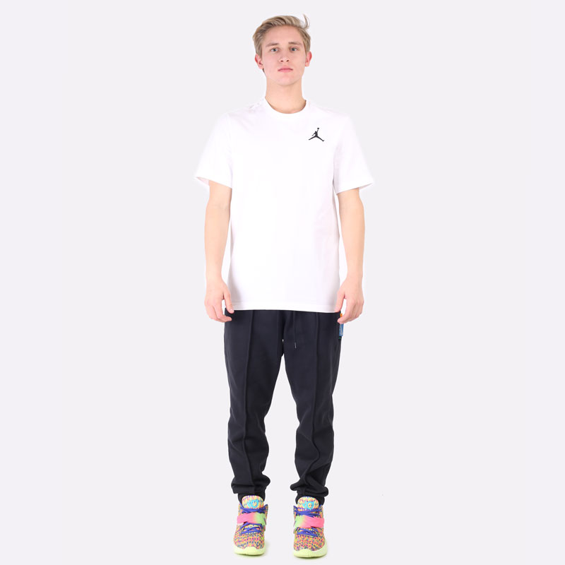 мужская белая футболка Jordan Jumpman Short-Sleeve Crew DC7485-100 - цена, описание, фото 5