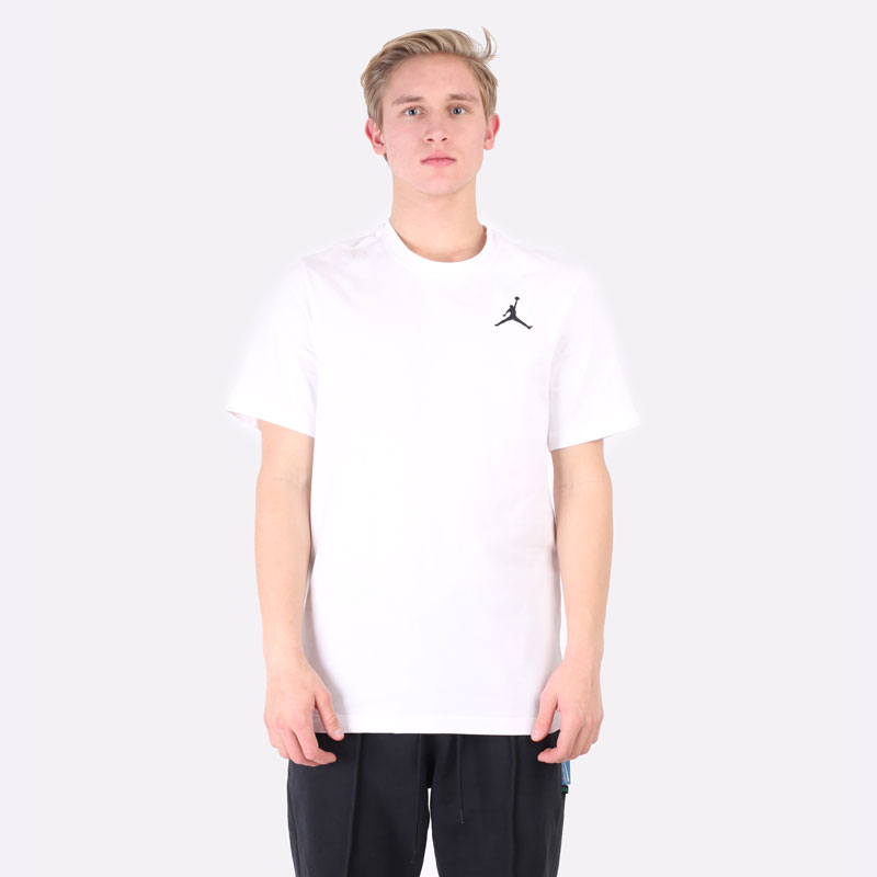 мужская белая футболка Jordan Jumpman Short-Sleeve Crew DC7485-100 - цена, описание, фото 3