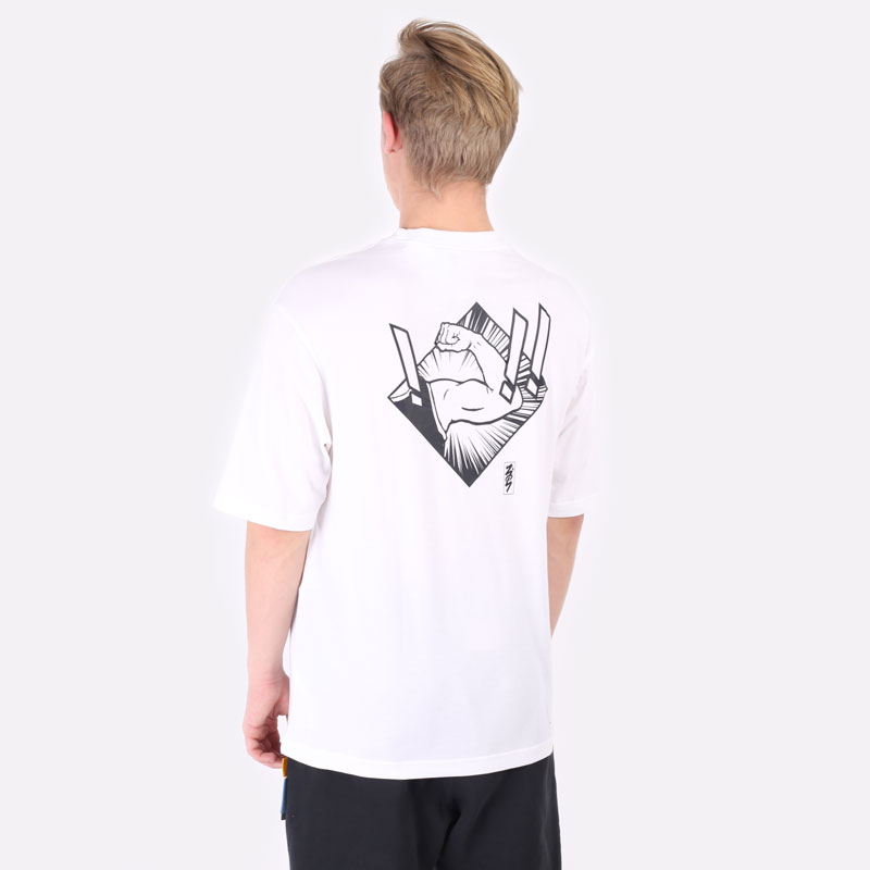 мужская белая футболка Jordan Dri-FIT Zion T-Shirt DH0592-101 - цена, описание, фото 4
