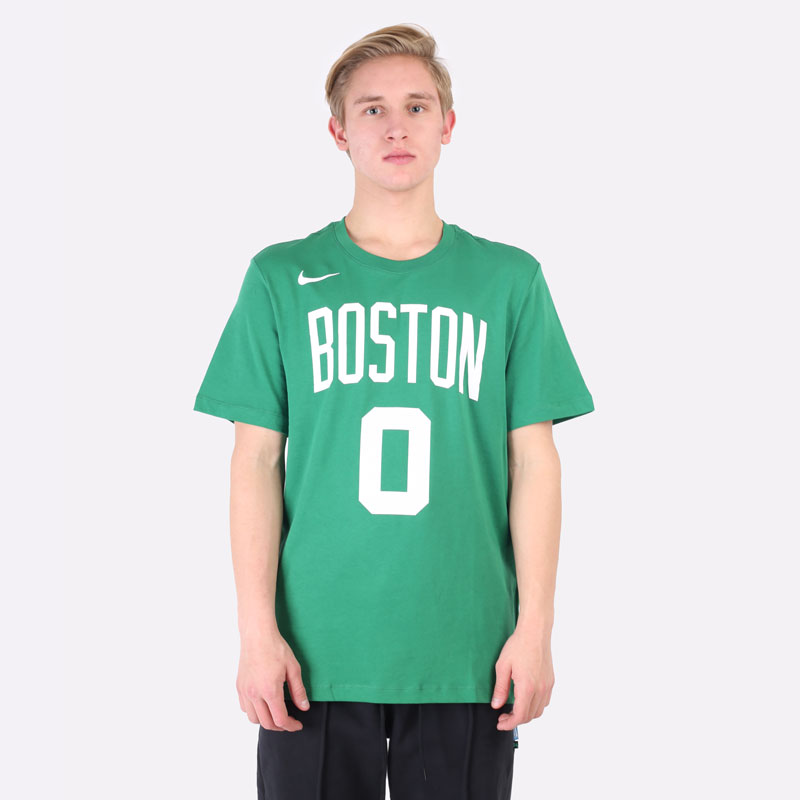 мужская зеленая футболка Nike Celtics NBA T-Shirt CV8506-320 - цена, описание, фото 3