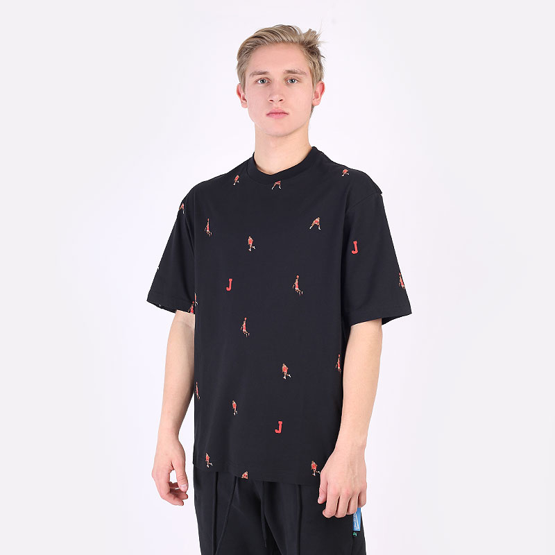 Мужская футболка Jordan 85 All Over Print Crew (DC9795-010)  - цена, описание, фото 1