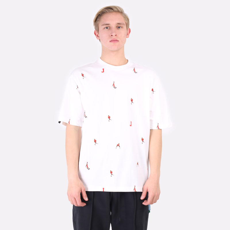 Мужская футболка Jordan 85 All Over Print Crew (DC9795-100)  - цена, описание, фото 3