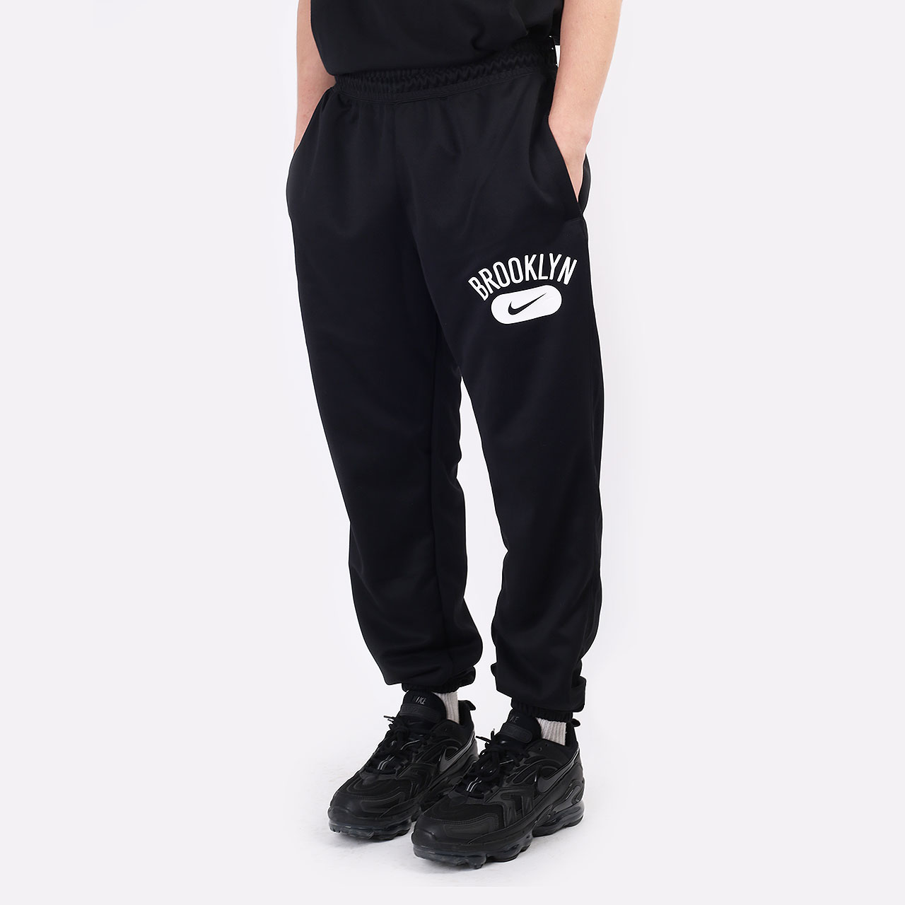 мужские черные брюки Nike Dri-FIT Brooklyn Netsv DB0775-010 - цена, описание, фото 1